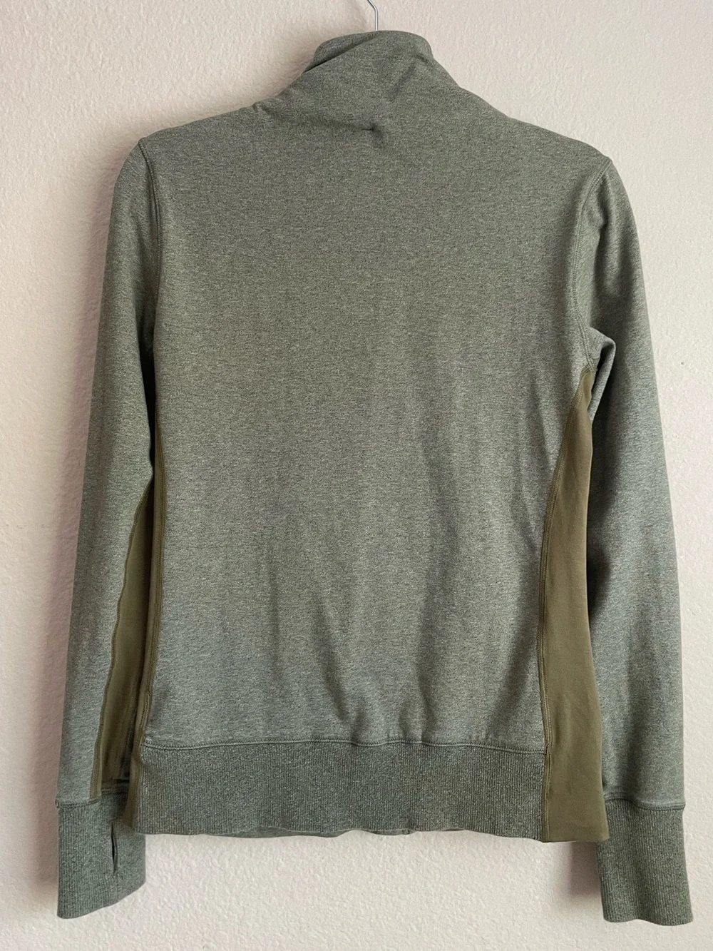 Nike Olive Green & Purple Zip-Up Jacket - size medium